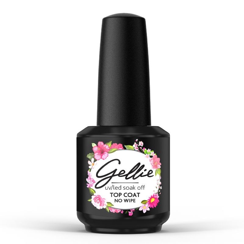 Top Coat No Wipe 15ml - Gellie , Ozel Beauty Pro