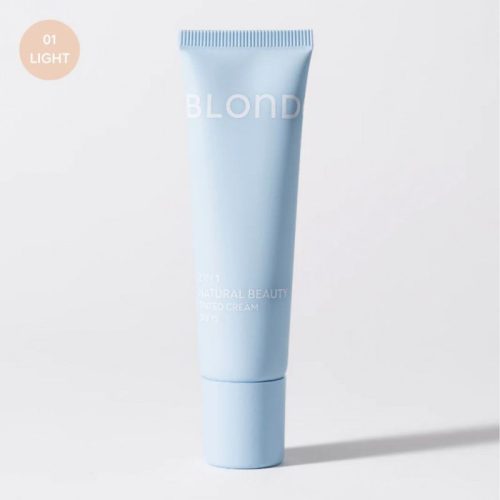 01 Light - Tinted Cream 2 in 1 Natural Beauty 30ml Blonde Sister, Ozel Beauty Pro