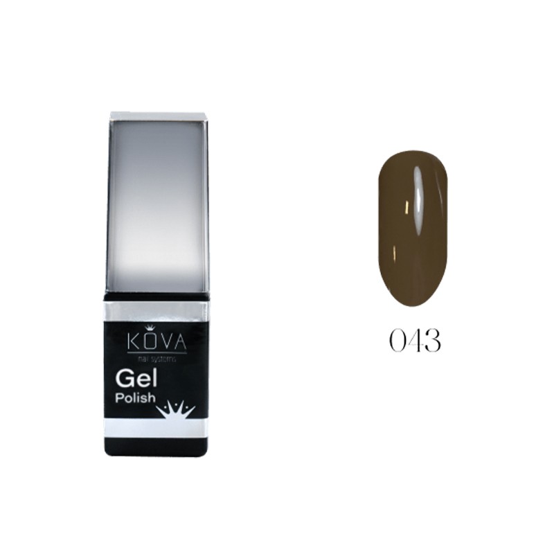 Χακί Καφέ Ημιμόνιμο Βερνίκι – Gel Polish 043