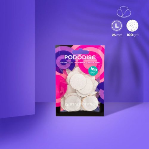 Ανταλλακτικές Λευκές Λίμες για Pododisk L Expert 100 grit (50 τμχ) Staleks, Ozel Beauty Pro
