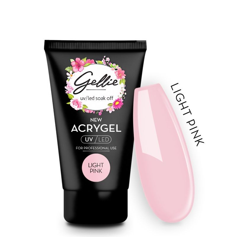 Acrygel Light Pink 30ml Gellie, Ozel Beauty Pro