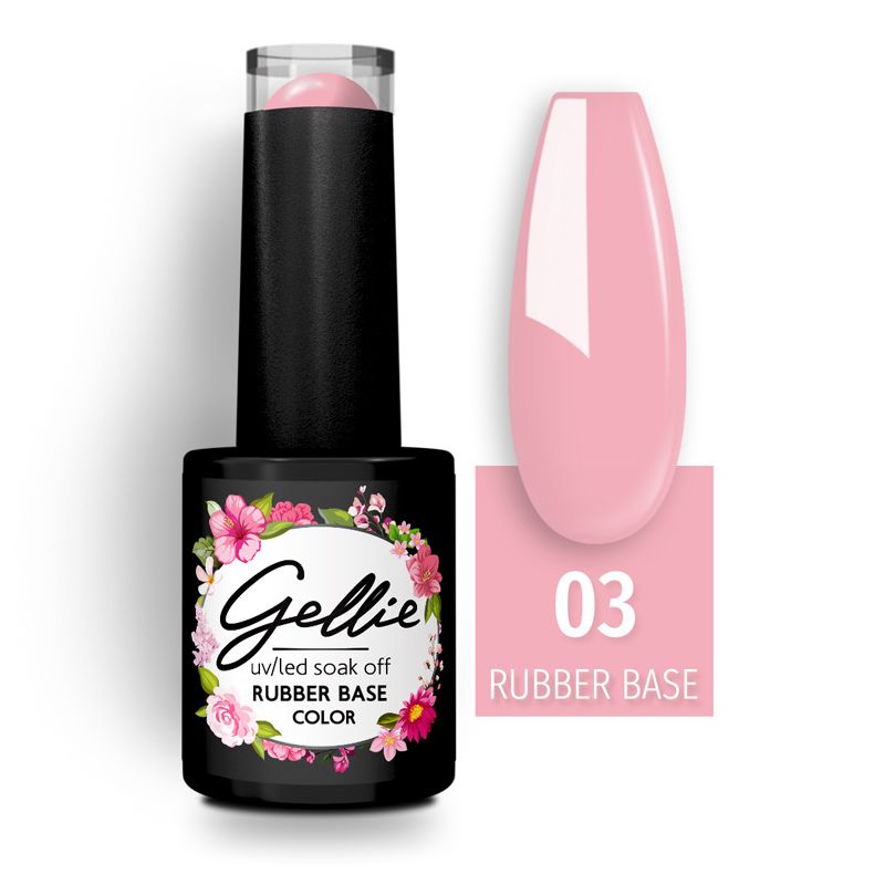 Rubber Base Color no3 10ml Gellie, OZel Beauty Pro